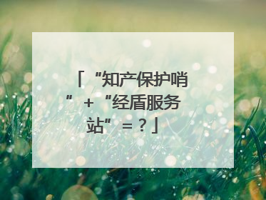 “知产保护哨”+“经盾服务站”=？