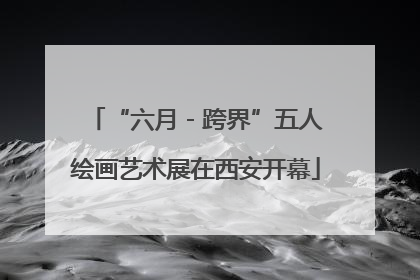 “六月 - 跨界”五人绘画艺术展在西安开幕