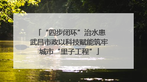 “四步闭环”治水患 武昌市政以科技赋能筑牢城市“里子工程”