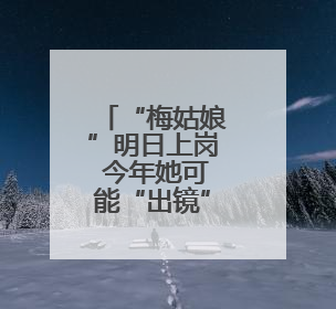 “梅姑娘”明日上岗 今年她可能“出镜”少但“戏份”重