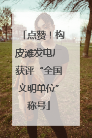 点赞！构皮滩发电厂获评“全国文明单位”称号