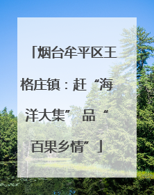 烟台牟平区王格庄镇：赶“海洋大集” 品“百果乡情”