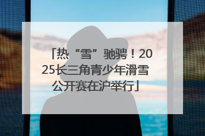 热“雪”驰骋！2025长三角青少年滑雪公开赛在沪举行