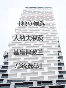 独立候选人纳夫罗茨基赢得波兰总统选举