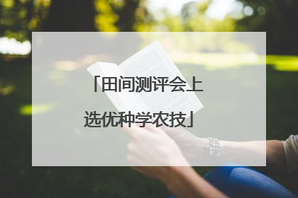田间测评会上选优种学农技