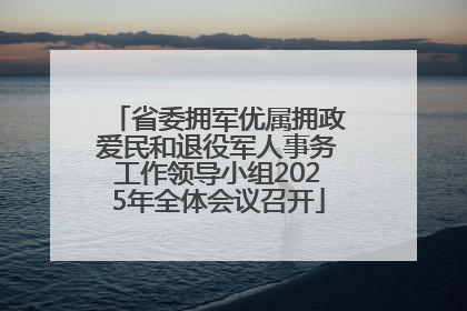 省委拥军优属拥政爱民和退役军人事务工作领导小组2025年全体会议召开