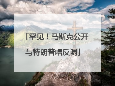 罕见！马斯克公开与特朗普唱反调