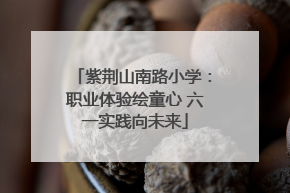 紫荆山南路小学：职业体验绘童心 六一实践向未来