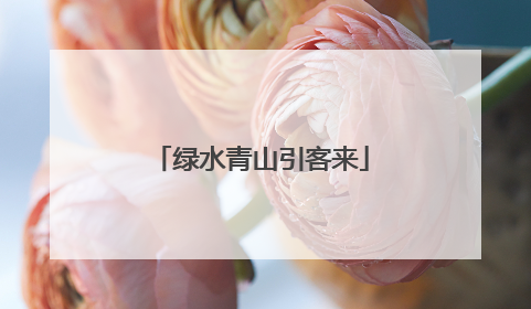 绿水青山引客来