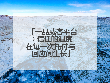 一品威客平台：信任的温度 在每一次托付与回应间生长