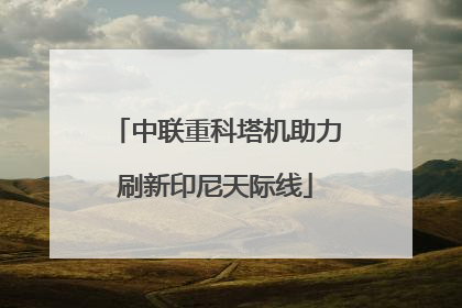 中联重科塔机助力刷新印尼天际线