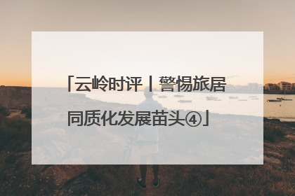 云岭时评丨警惕旅居同质化发展苗头④