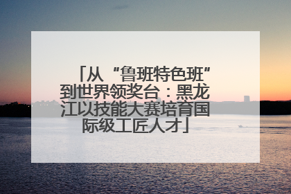 从“鲁班特色班”到世界领奖台：黑龙江以技能大赛培育国际级工匠人才