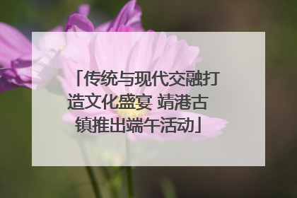 传统与现代交融打造文化盛宴 靖港古镇推出端午活动