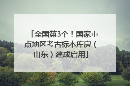 全国第3个！国家重点地区考古标本库房（山东）建成启用