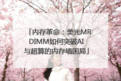 内存革命：美光MRDIMM如何突破AI与超算的内存墙困局