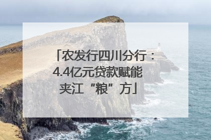 农发行四川分行：4.4亿元贷款赋能夹江“粮”方