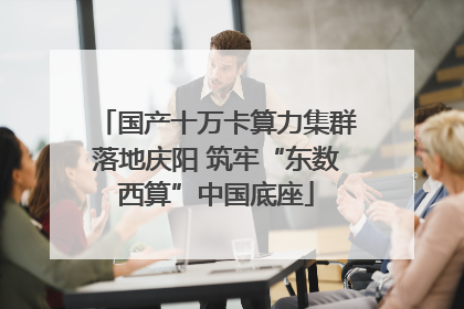 国产十万卡算力集群落地庆阳 筑牢“东数西算”中国底座