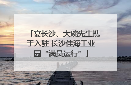 宴长沙、大碗先生携手入驻 长沙佳海工业园“满员运行”