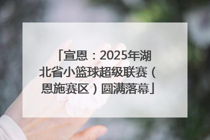宣恩：2025年湖北省小篮球超级联赛（恩施赛区）圆满落幕