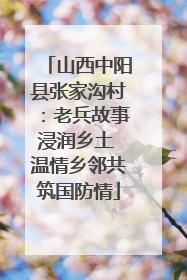 山西中阳县张家沟村：老兵故事浸润乡土 温情乡邻共筑国防情