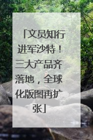 文员知行进军沙特！三大产品齐落地，全球化版图再扩张