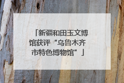 新疆和田玉文博馆获评“乌鲁木齐市特色博物馆”
