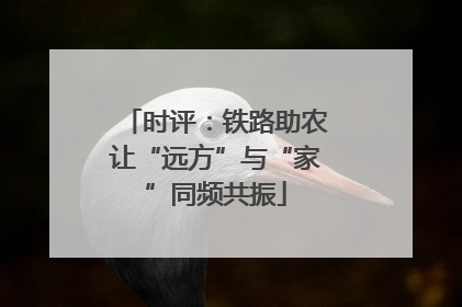 时评：铁路助农让“远方”与“家”同频共振