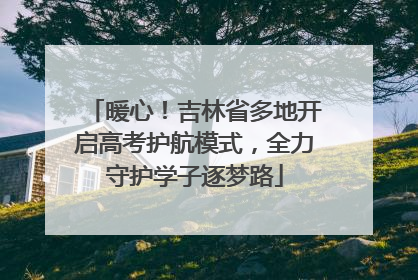 暖心！吉林省多地开启高考护航模式，全力守护学子逐梦路