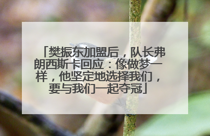 樊振东加盟后，队长弗朗西斯卡回应：像做梦一样，他坚定地选择我们，要与我们一起夺冠