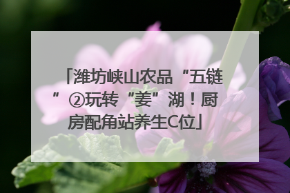 潍坊峡山农品“五链”②玩转“姜”湖！厨房配角站养生C位