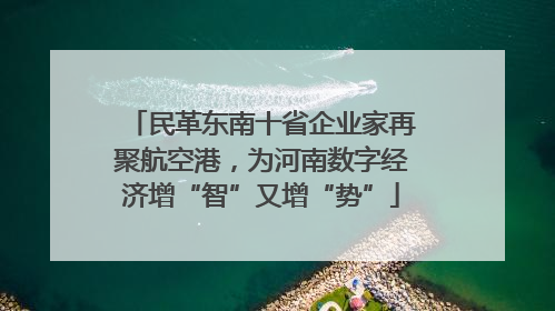 民革东南十省企业家再聚航空港，为河南数字经济增“智”又增“势”