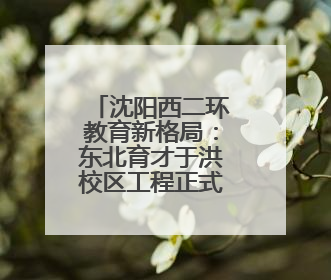 沈阳西二环教育新格局：东北育才于洪校区工程正式启动