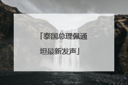 泰国总理佩通坦最新发声