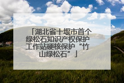 湖北省十堰市首个绿松石知识产权保护工作站硬核保护“竹山绿松石”