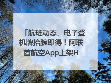 航班动态、电子登机牌抬腕即得！阿联酋航空App上架HUAWEI WATCH 5