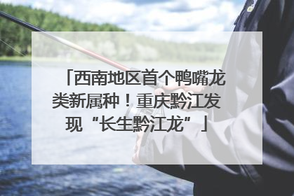 西南地区首个鸭嘴龙类新属种！重庆黔江发现“长生黔江龙”