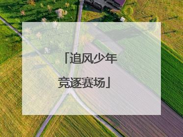 追风少年竞逐赛场
