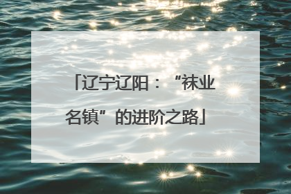 辽宁辽阳：“袜业名镇”的进阶之路