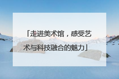 走进美术馆，感受艺术与科技融合的魅力