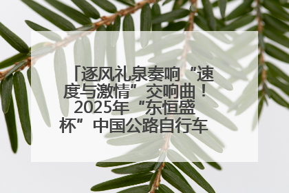 逐风礼泉奏响“速度与激情”交响曲！2025年“东恒盛杯”中国公路自行车联赛第五站（陕西·礼泉站）正式开赛