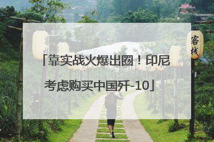 靠实战火爆出圈！印尼考虑购买中国歼-10
