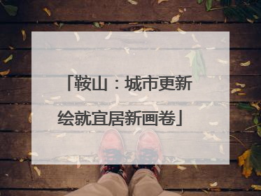 鞍山：城市更新绘就宜居新画卷