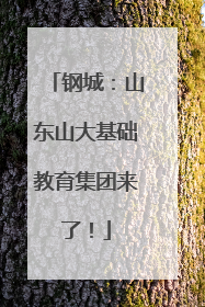 钢城：山东山大基础教育集团来了！