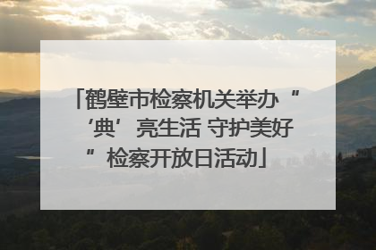 鹤壁市检察机关举办“‘典’亮生活 守护美好”检察开放日活动