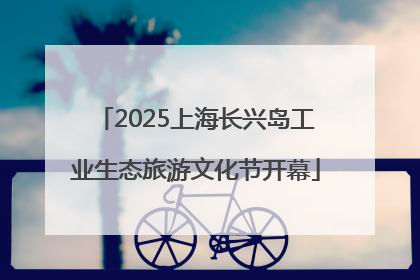 2025上海长兴岛工业生态旅游文化节开幕