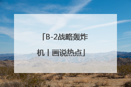 B-2战略轰炸机丨画说热点