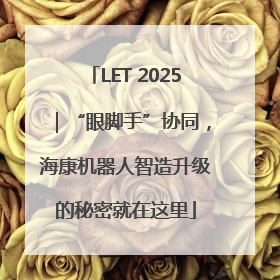 LET 2025｜“眼脚手”协同，海康机器人智造升级的秘密就在这里